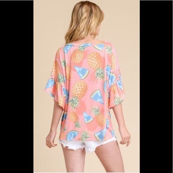 Pink Pineapple and Watermelon Top - Picture 6 of 10